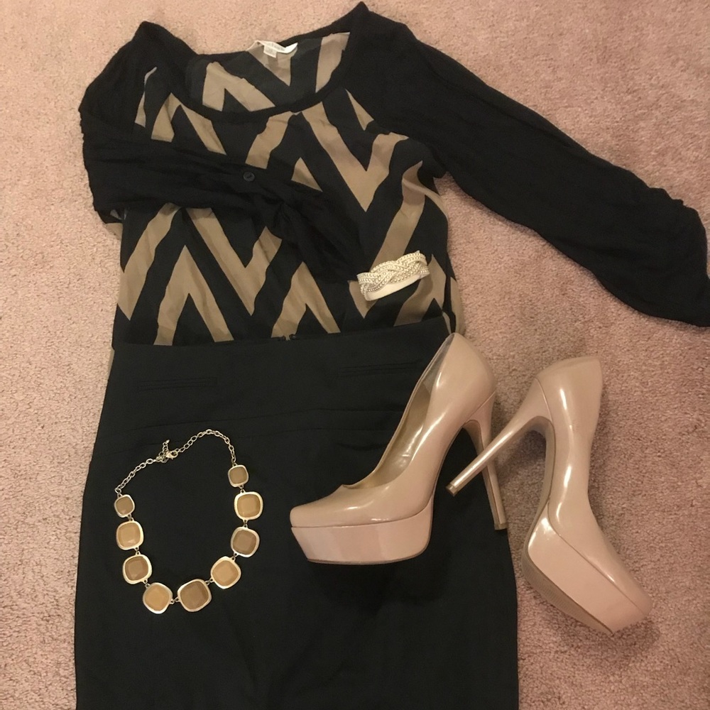 express 00 pencil skirt (black)